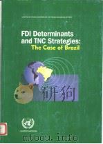 FDI DETERMINANTS AND TNC STRATEGIES:THE CASE OF BRAZIL PDF电子版封面