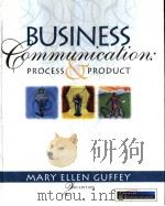 BUSINESS COMMUNICATION:PROCESS & PRODUCT 2ND EDITION 1997 PDF电子版封面 0538845147