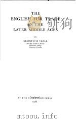 THE ENGLISH FUR TRADE IN THE LATER MIDDLE AGES（1966 PDF版）