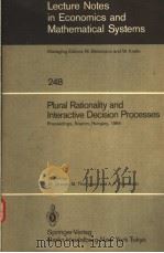 LECTURE NOTES IN ECONOMICS AND MATHEMATICAL SYSTEMS 1985 PDF电子版封面 0387156755 M.GRAUER M.THOMPSON A.P.WIER