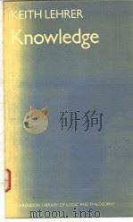 KNOWLEDGE KEITH LEHRER 1978 PDF电子版封面 0198244169