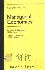 MANAGENRIAL ECONOMICS  SECOND EDITION（1976 PDF版）