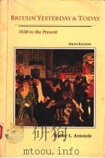 BRITAIN YESTERDAY AND TODAY 1830 TO THE PRESENT  SIXTH EDITION（1992年 PDF版）