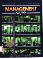 ANNUAL EDITION:MANAGEMENT.1998/1999  SIXTH EDITION（1998年 PDF版）