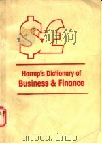 HARRAP'S DICTIONARY OF BUSINESS AND FINANCE 1988 PDF电子版封面 0245545719