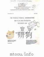 THE STRATEGIC PROCESS：CONSIDERATIONS FOR POLICY AND STRATEGY IN SOUTHEWST ASIA     PDF电子版封面    COLONEL WILLIAM O.STAUDENMAIER 