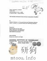 ADVANCED INFORMATION SYSTEM RESEARCH PROJECT PDF电子版封面 EDWARD J.SHANAHAN JAMES P.COL