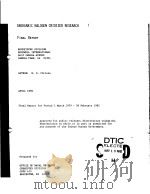 INORGANIC HALOGEN OXIDIZER RESEARCH FINAL REPORT（ PDF版）