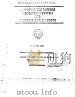 IMPROVING THE DEFENSE ACQUISITION SYSTEM AND REDUCING SYSTEM COSTS PDF电子版封面