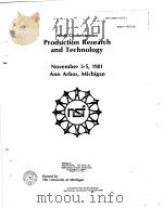 PRODUCTION RESEARCH AND TECHNOLOGY，NINTH CONFERENCE（ PDF版）