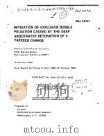 MITIGATION OF EXPLOSION BUBBLE PULSATION CAUSED BY THE DEEP UNDERWATER DETONATION OF A TAPERED CHARG（ PDF版）