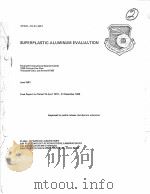 SUPERPLASTIC ALUMINUM EVALUATION（ PDF版）
