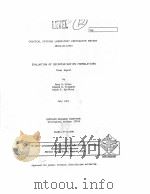 EVALUATION OF DECONTAMINATION FORMULATIONS PDF电子版封面 GARY D.SIDES DEWARD B.DISMUKE
