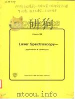 PROCEEDINGS OF THE SOCIETY OF PHOTO-OPTICAL INSTRUMENTATION ENGINEERS VOLUME 158 LASER SPECTROSCOPY- PDF电子版封面 0892521856