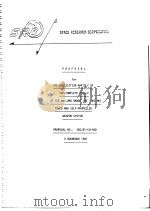 SPACE RESEARCH CORPORATION TOWED AND SELF PROPELLED ARTILLERY SYSTEM PROPOSAL NO:SRC/81-CH-500 NOVEM PDF电子版封面