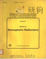 PROCEEDINGS OF THE SOCIETY OF PHOTO-OPTICAL INSTRUMENTATION ENGINEERS VOLUME 91 METHODS FOR ATMOSPHE（ PDF版）