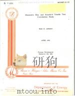 DIAMETRIC DISC AND STANDARD TENSILE TEST CORRELATION STUDY PDF电子版封面 HERB D.JOHNSON