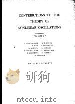 CONTRIBUTIONS TO THE THEORY OF NONLINEAR OSCILLATIONS VOLUME 4 PDF电子版封面 S.LEFSCHETZ