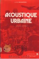 ACOUSTIQUE URBAINE（ PDF版）