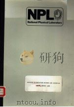 NATIONAL PHYSICAL LABORATORY DIVISION OF RADIATION SCIENCE AND ACOUSTICS ANNUAL REPORT 1988 PDF电子版封面