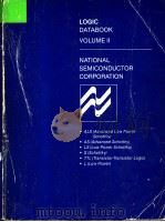 LOGIC DATABOOK VOLUME 2 NATIONAL SEMICONDUCTOR CORPORATION PDF电子版封面