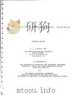ACOUSTIC COMMUNICATIONS WORKSHOP PDF电子版封面