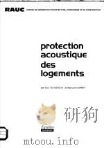 PROTECTION ACOUSTIQUE DES LOGEMENTS PDF电子版封面