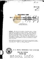 LOCALIZATION OF SOUND PART 2 THE MECHANISM OF HUMAN LOCALIZATION OF SOUNDS WITH APPLICATIONS IN REMO PDF电子版封面
