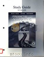 STUDY GUIDE FOR USE WITH FINANCIAL ACCOUNTING NINTH EDITION 1998 PDF电子版封面 0070434425