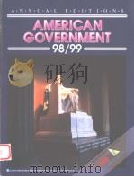 ANNUAL EDITIONS AMERICAN GOVERNMENT TWENTY-EIGHTH EDITION 1998 PDF电子版封面 0697392929