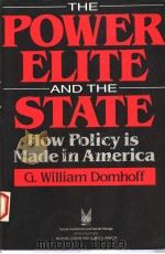 THE POWER ELITE AND THE STATE HOW POLICY IS MADE IN AMERICA 1990 PDF电子版封面 020230373X
