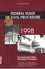 FEDERAL RULES OF CIVIL PROCEDURE 1986 PDF电子版封面 1566626234