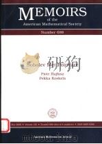 MEMOIRS OF THE AMERICAN MATHEMATICAL SOCIETY NUMBER 688 SOBOLEV MET POINCARE PDF电子版封面 0821820478