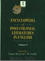 ENCYCLOPEDIA OF POST-COLONIAL LITERATURES IN ENGLISH VOLUME 2 1994 PDF电子版封面 0415113458