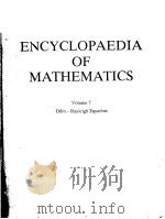 ENCYCLOPAEDIA OF MATHEMATICS VOLUME 7 1991 PDF电子版封面 1556080069