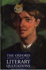 THE OXFORD DICTIONARY OF LITERARY QUOTATIONS（1997 PDF版）