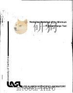 NUMERICAL MODELING OF THE MINIMUM PRIMING CHARGE TEST PDF电子版封面 CHARLES A.FOREST