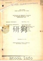 RESPIRATORY AND IMMUNOLOGIC EVALUATION OF ISOCYANATE EXPOSURE IN A NEW MANUFACTURING PLANT PDF电子版封面