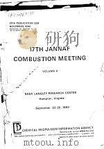 17TH JANNAF COMBUSTION MEETING VOLUME 2 PART 3 PDF电子版封面