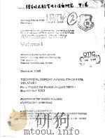 INTEGRATED STRIKE AVIONICS STUDY VOLUME 1 PDF电子版封面