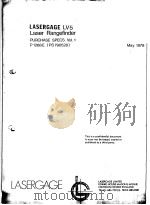 LASERGAGE LV5 LASER RANGEFINDER PURCHASE SPECS VOL.1 PDF电子版封面