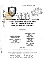 PRELIMINARY AIRWORTHINESS EVALUATION UH-1H HELICOPTER EQUIPPED WITH MULTIPLE TARGET ELECTRONIC WARFA PDF电子版封面