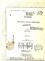 MAINTENANCE RESOURCE ASSESSMENT（ PDF版）