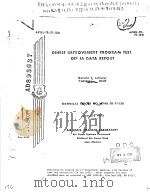 DIHEST IMPROVEMENT PROGRAM TEST DIP IA DATA REPORT JANUARY 1972 PDF电子版封面 DONALD R.SCHLATER