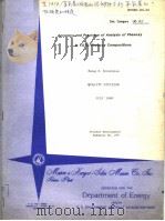 ACCURACY AND PRECISION OF ANALYSIS OF PHENOXY IN TATB/PHENOXY COMPOSITIONS PDF电子版封面 BENNY R.RICHANDSON