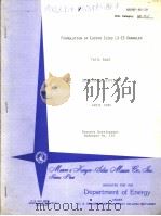 FORMULATION OF CUSTOM SIZED LX-15 GRANULES PDF电子版封面 TED W.STULL