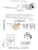WATER-ARMED/AIR-SAFED RELEASE APPARATUS BACKGROUND OF THE INVENTION PDF电子版封面
