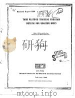 TANK PLATOON TRAINING PROGRAM OUTLINE FOR USAREUR UNITS PDF电子版封面
