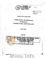 THERMOCHEMICAL AND BURNING RATE PROPERTIES OF DETERRED US SMALL ARMS PROPELLANTS（ PDF版）
