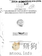 ARO REPORT 80-3 PROCEEDINGS OF THE 1980 ARMY NUMERICAL ANALYSIS AND COMPUTERS CONFERENCE（ PDF版）